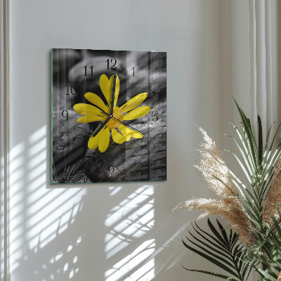 Reloj de vidrio Flor