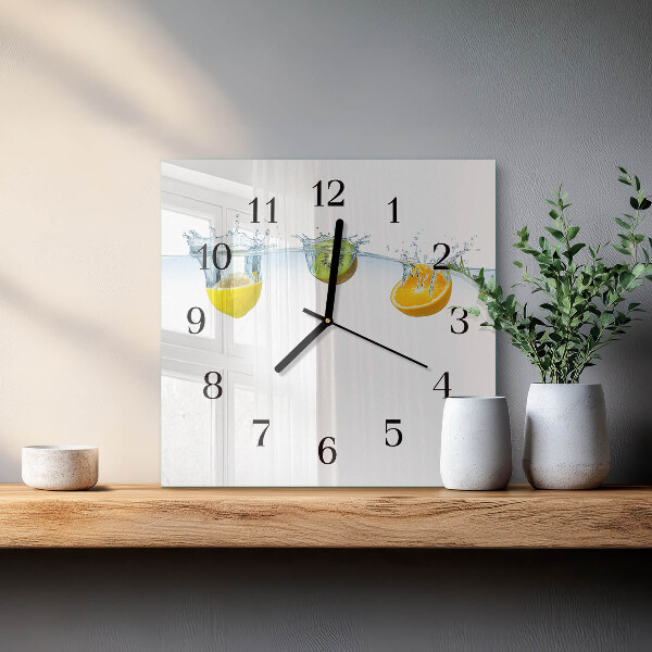 Reloj de vidrio Kiwi