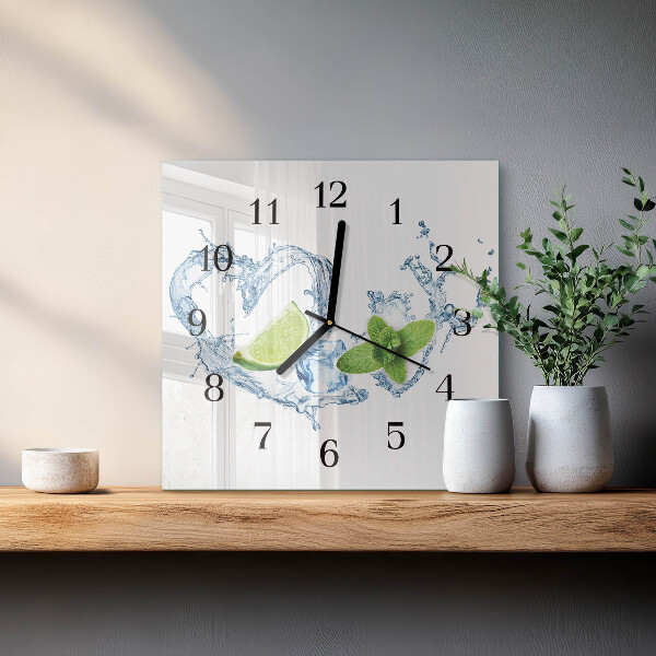 Reloj de vidrio Menta