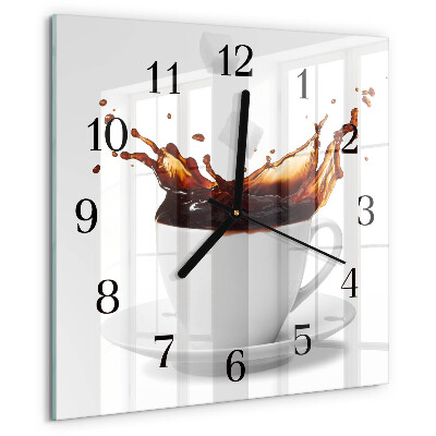 Reloj de vidrio Café