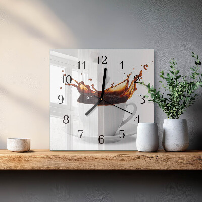 Reloj de vidrio Café