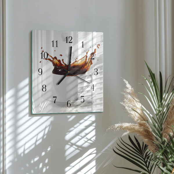 Reloj de vidrio Café