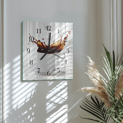 Reloj de vidrio Café