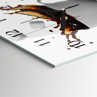 Reloj de vidrio Café