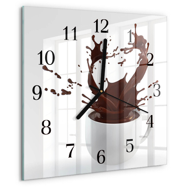 Reloj de vidrio Café