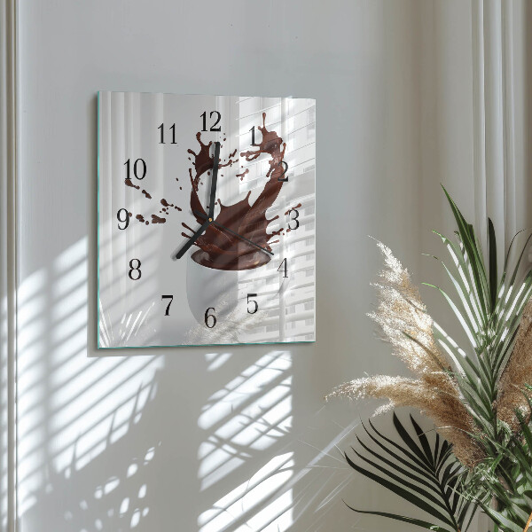Reloj de vidrio Café
