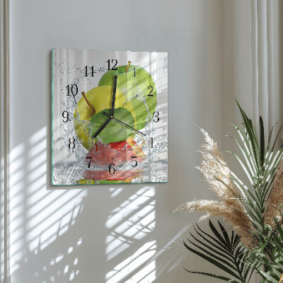 Reloj de vidrio Manzana