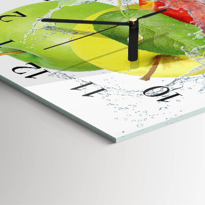 Reloj de vidrio Manzana