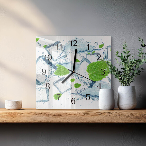 Reloj de vidrio Menta helada