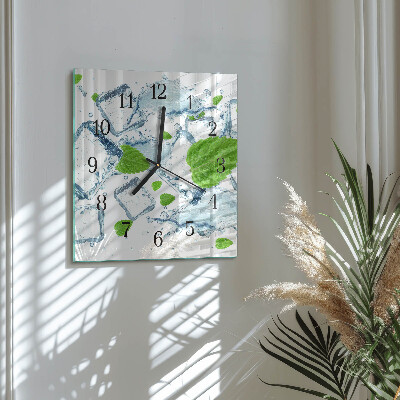 Reloj de vidrio Menta helada