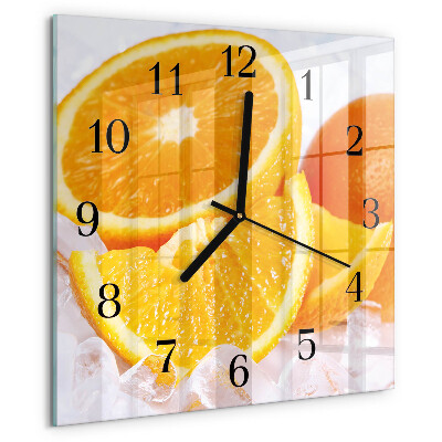 Reloj de vidrio Naranjas