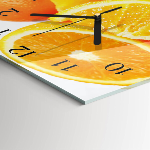 Reloj de vidrio Naranjas