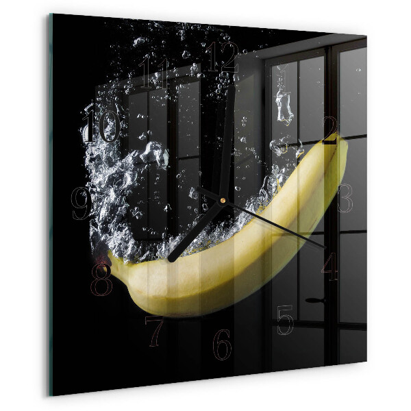 Reloj de vidrio Banana