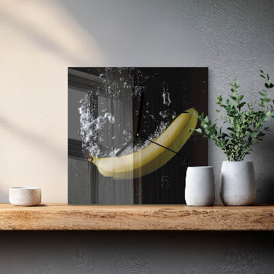 Reloj de vidrio Banana