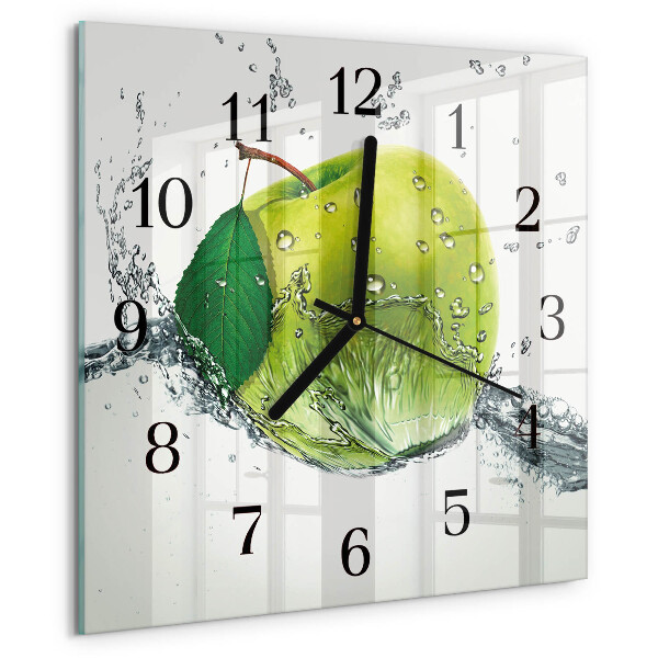 Reloj de vidrio Manzana