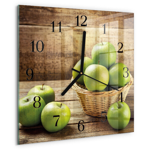 Reloj de vidrio Manzana