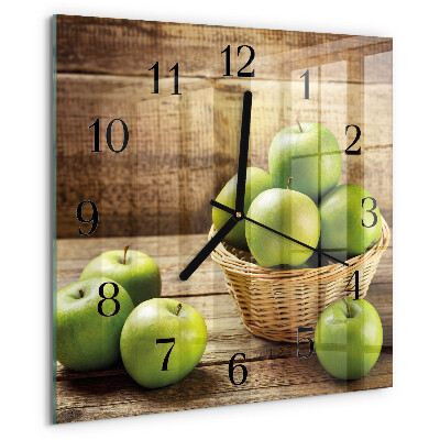 Reloj de vidrio Manzana