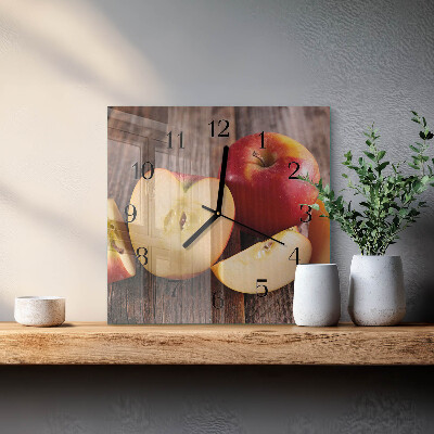 Reloj de vidrio Manzana