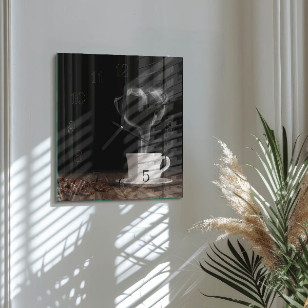 Reloj de vidrio Café