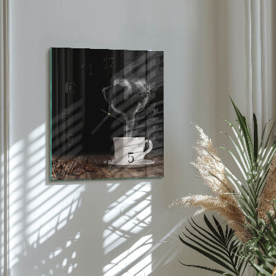 Reloj de vidrio Café