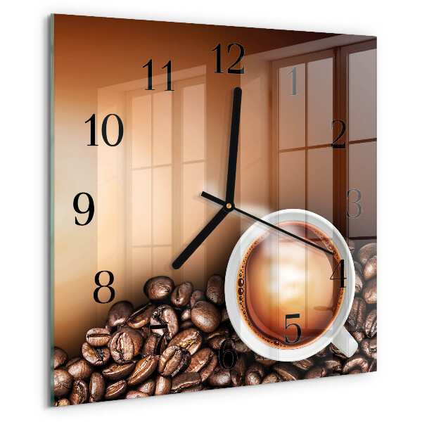 Reloj de vidrio Café