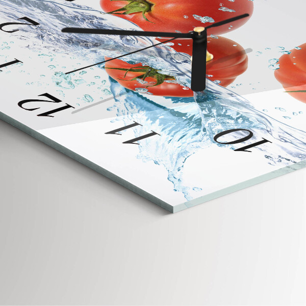 Reloj de vidrio Tomates
