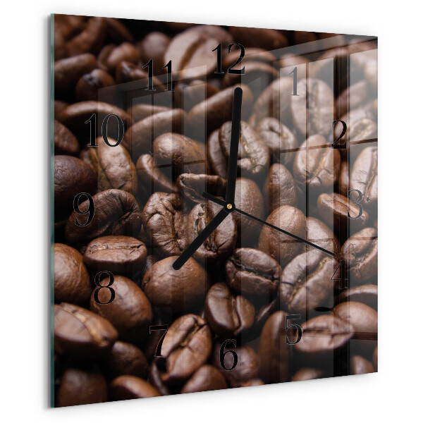 Reloj de vidrio Granos de café