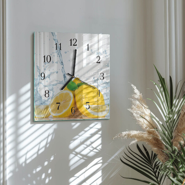 Reloj de vidrio Cítrico