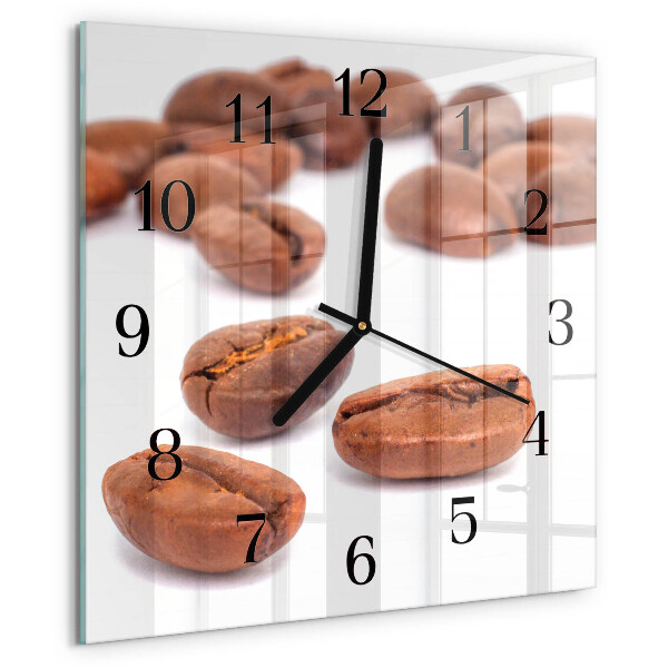 Reloj de vidrio Granos de café