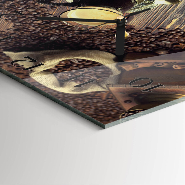 Reloj de vidrio Café