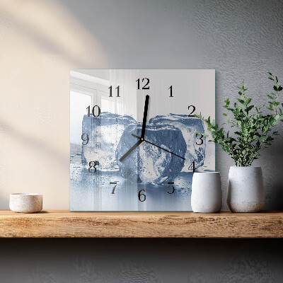 Reloj de vidrio Hielo