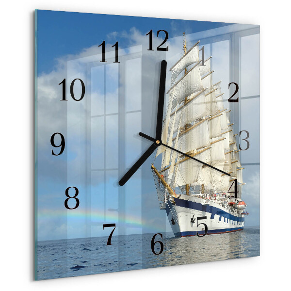 Reloj de vidrio Barco