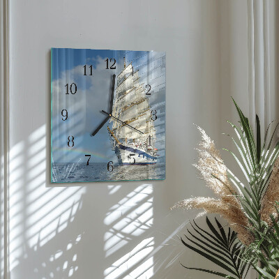 Reloj de vidrio Barco