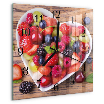 Reloj de vidrio Fruta