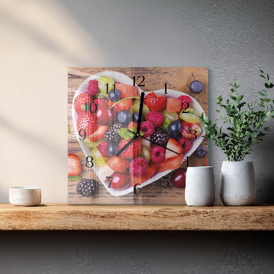 Reloj de vidrio Fruta