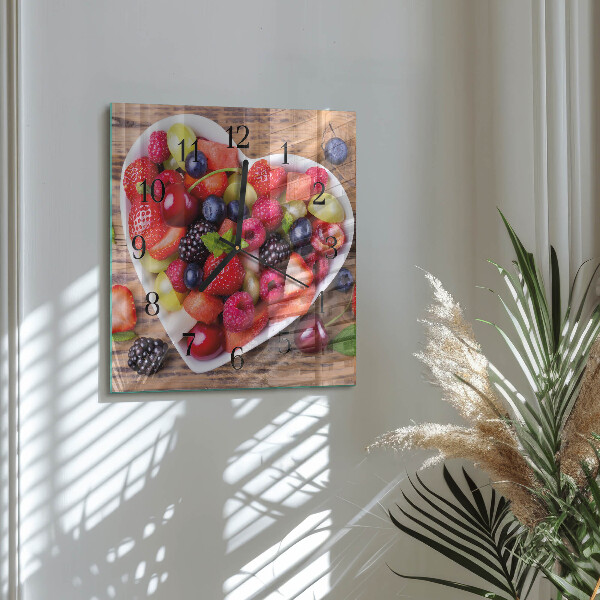Reloj de vidrio Fruta