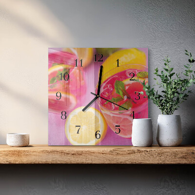 Reloj de vidrio Cítrico