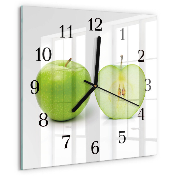 Reloj de vidrio Manzana