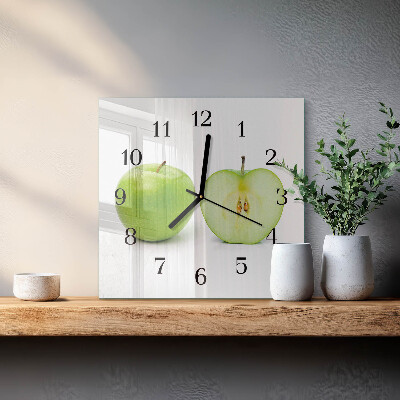 Reloj de vidrio Manzana