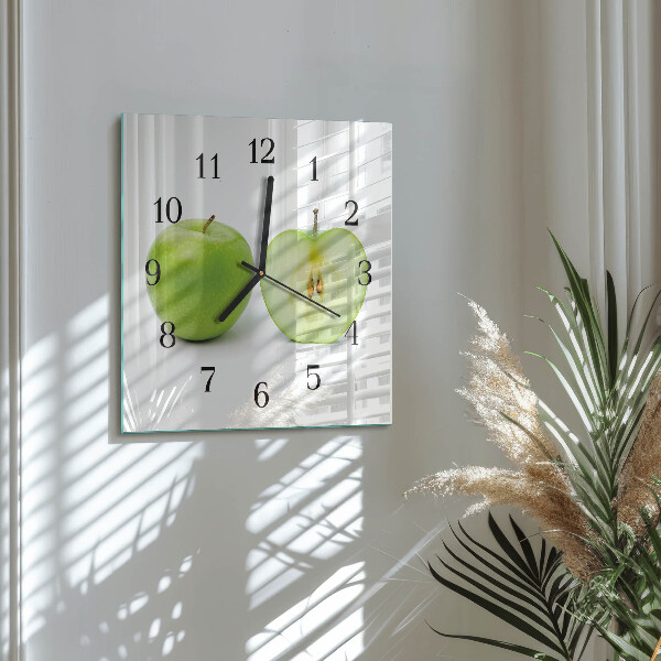Reloj de vidrio Manzana