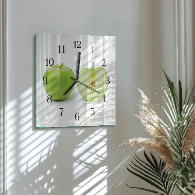 Reloj de vidrio Manzana
