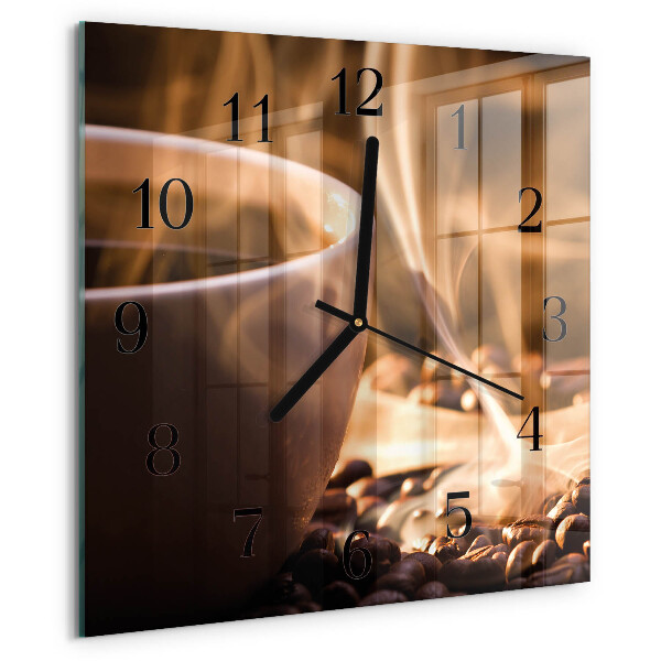 Reloj de vidrio Café
