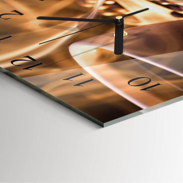 Reloj de vidrio Café