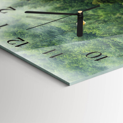 Reloj de vidrio Bosque brumoso