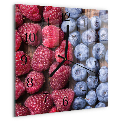 Reloj de vidrio Frutos del bosque