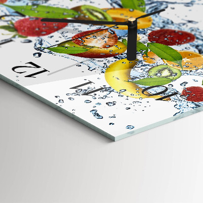 Reloj de vidrio Agua de frutas