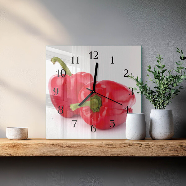 Reloj de vidrio Pimienta
