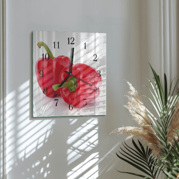 Reloj de vidrio Pimienta