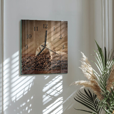 Reloj de vidrio Café