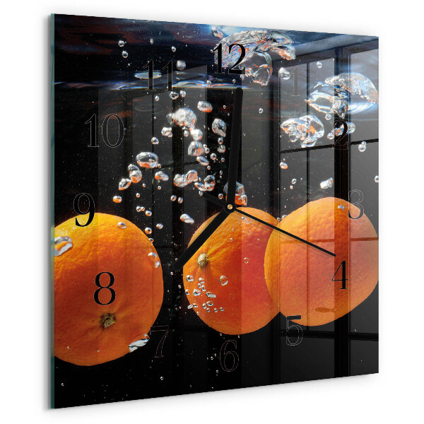 Reloj de vidrio Naranjas